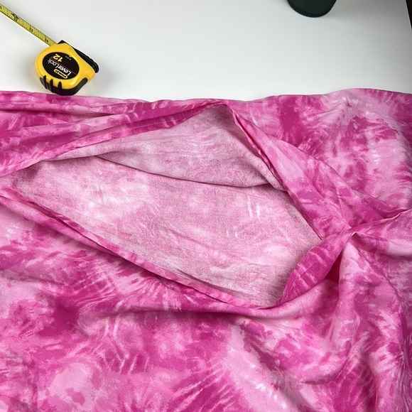 Nwt JAPNA Strapless Pink Tie Dye Casual Maxi Dress size Small - Picture 8 of 10
